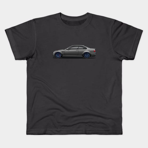 E46 BMW M3 SUPERSPEC Kids T-Shirt by superspec